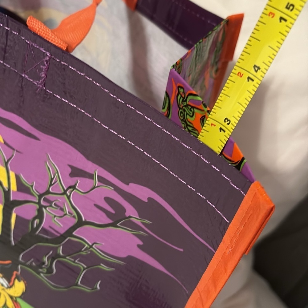 NWT  Disney Parks Mickey’s  Pumpkin Patch 2 Sided Halloween Party Bag- - Picture 10 of 13